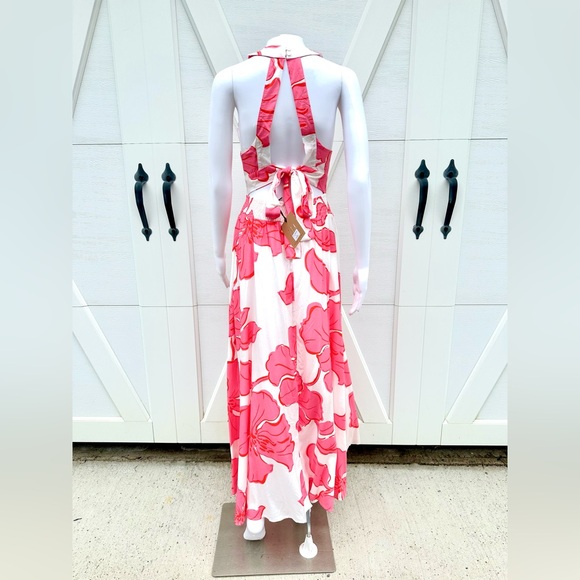 Abel The Label Anthropologie Paloma Halter Maxi Dress - Picture 2 of 3